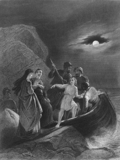 Escape de Gerald FitzGerald, 11º Conde de Kildare, de Irlanda, 1539 de Henry after Warren